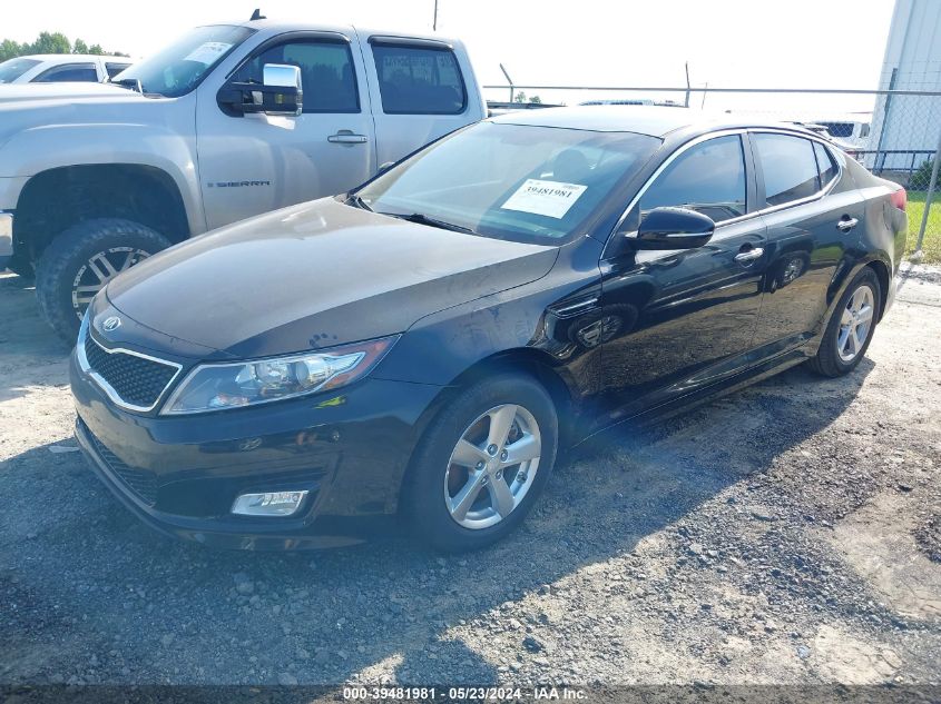 2015 Kia Optima Lx VIN: 5XXGM4A72FG487957 Lot: 39481981