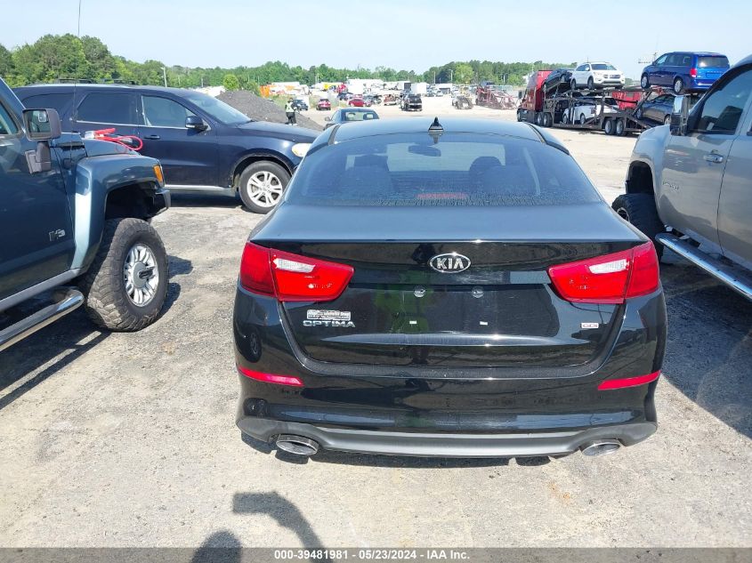 2015 Kia Optima Lx VIN: 5XXGM4A72FG487957 Lot: 39481981
