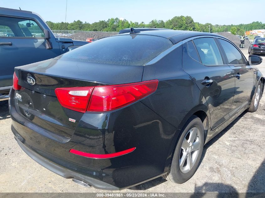 2015 Kia Optima Lx VIN: 5XXGM4A72FG487957 Lot: 39481981