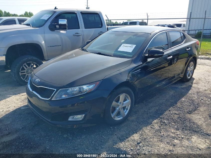 2015 Kia Optima Lx VIN: 5XXGM4A72FG487957 Lot: 39481981