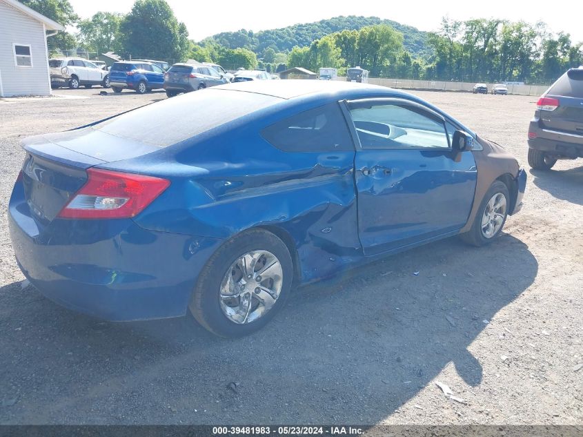 2013 Honda Civic Lx VIN: 2HGFG3B59DH525898 Lot: 39481983