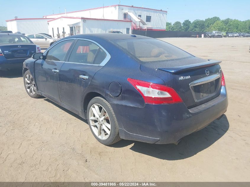 2010 Nissan Maxima 3.5 Sv VIN: 1N4AA5AP7AC834976 Lot: 39481985