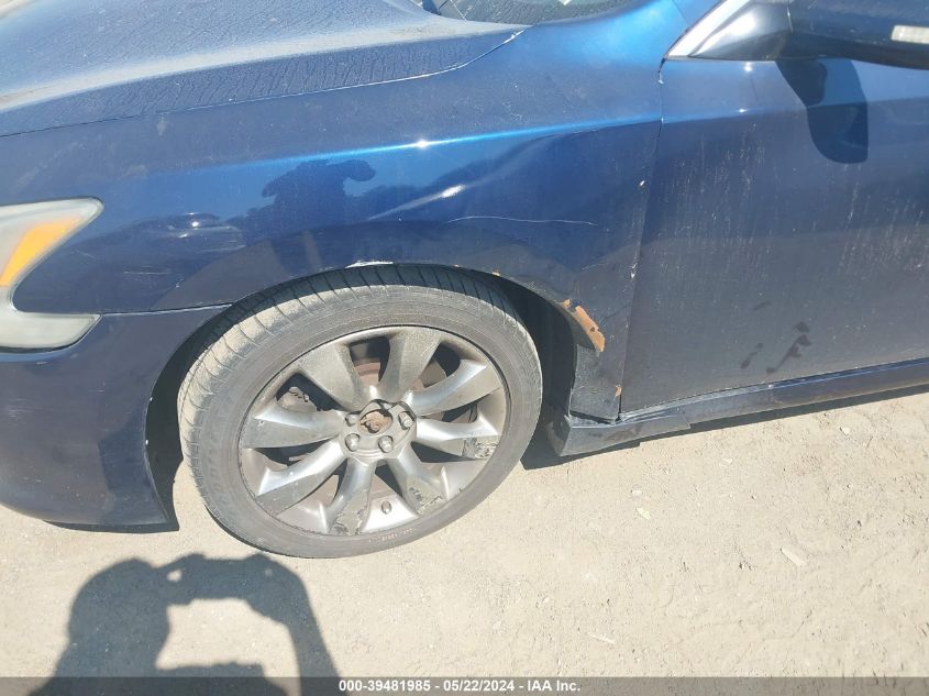 2010 Nissan Maxima 3.5 Sv VIN: 1N4AA5AP7AC834976 Lot: 39481985