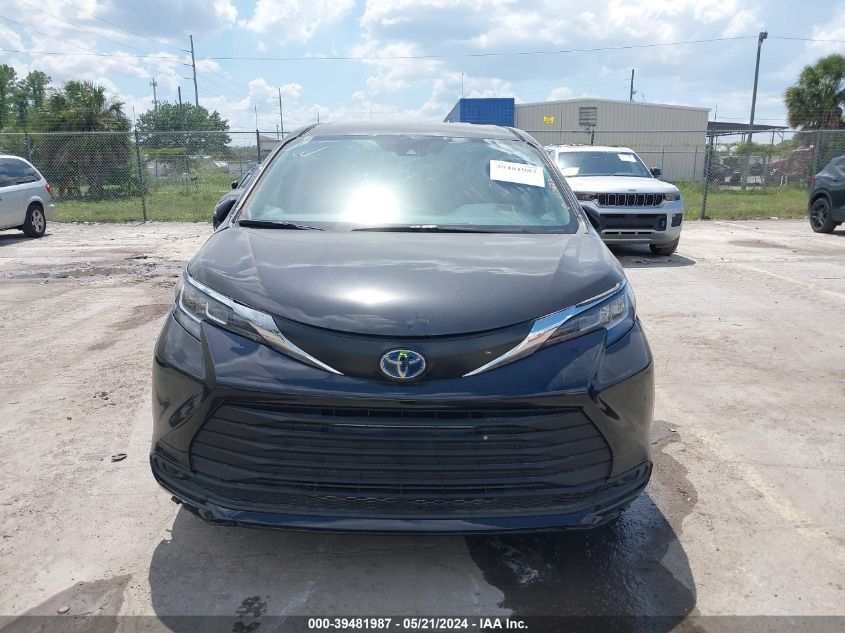 2022 Toyota Sienna Le VIN: 5TDKRKEC0NS117627 Lot: 39481987