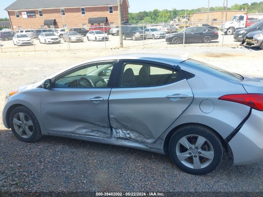 2012 Hyundai Elantra Gls (Ulsan Plant) VIN: KMHDH4AE5CU444494 Lot: 39482002