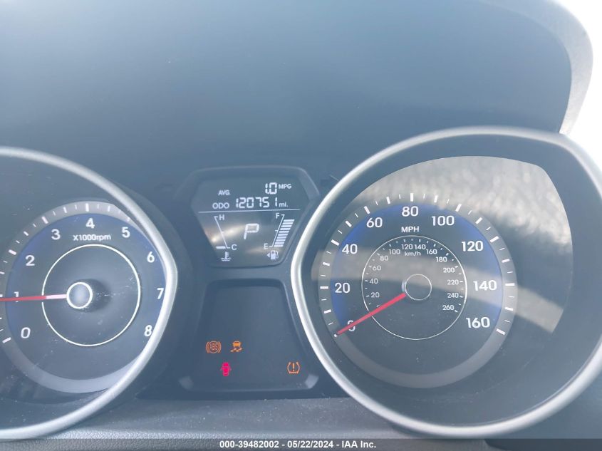 2012 Hyundai Elantra Gls (Ulsan Plant) VIN: KMHDH4AE5CU444494 Lot: 39482002