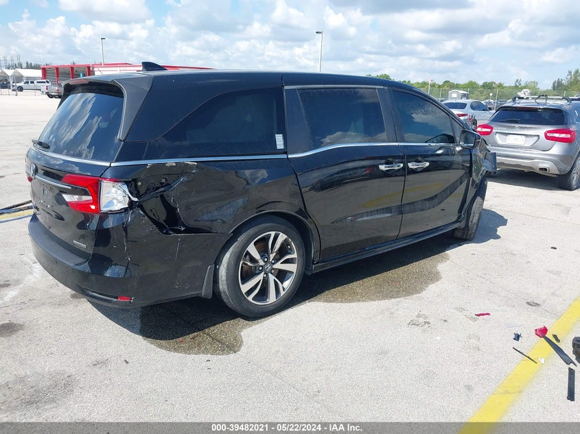 VIN 5FNRL6H88NB010585 2022 HONDA ODYSSEY TOURING
