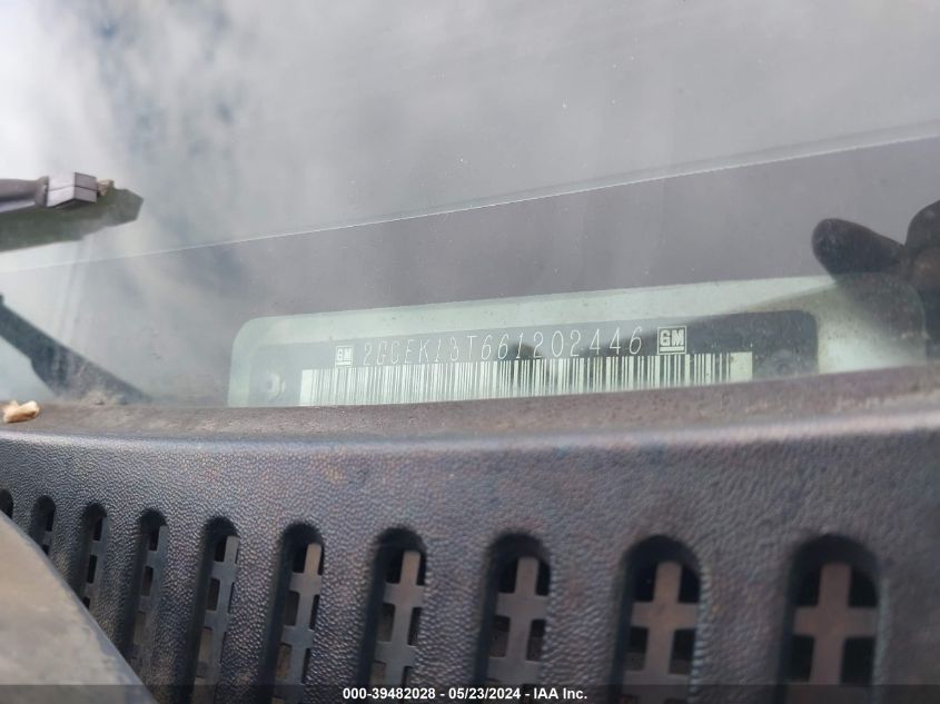 2006 Chevrolet Silverado 1500 Lt2 VIN: 2GCEK13T661202446 Lot: 39482028