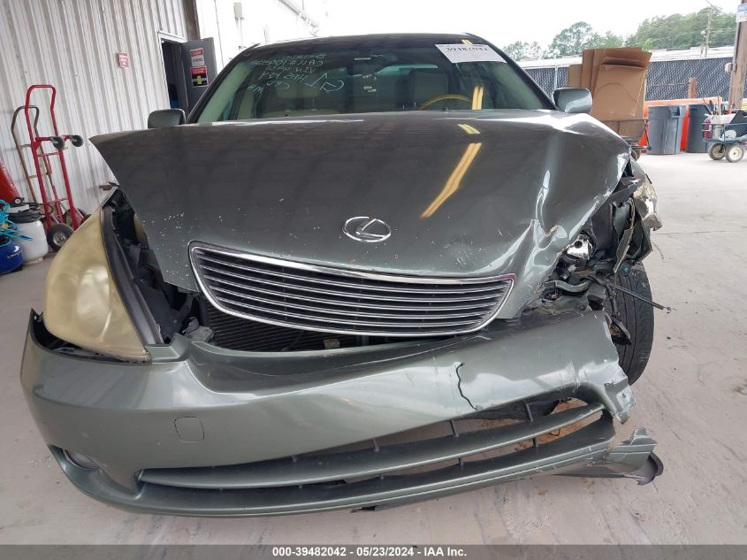 2005 Lexus Es 330 VIN: JTHBA30G055124931 Lot: 39482042
