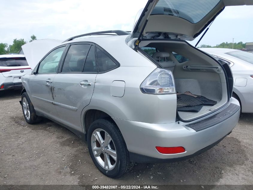 2008 Lexus Rx 400H VIN: JTJHW31U782067468 Lot: 39482067