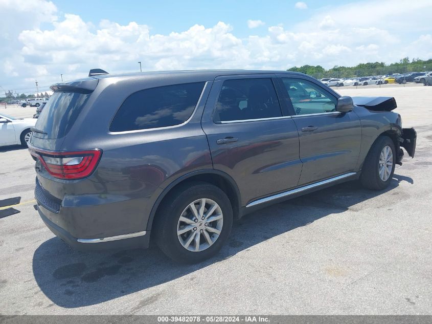 2019 Dodge Durango Sxt Rwd VIN: 1C4RDHAG4KC604450 Lot: 39482078