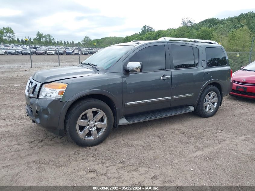 2012 Nissan Armada Sv/Sl/Platinum VIN: 5N1BA0NE8CN603100 Lot: 39482092