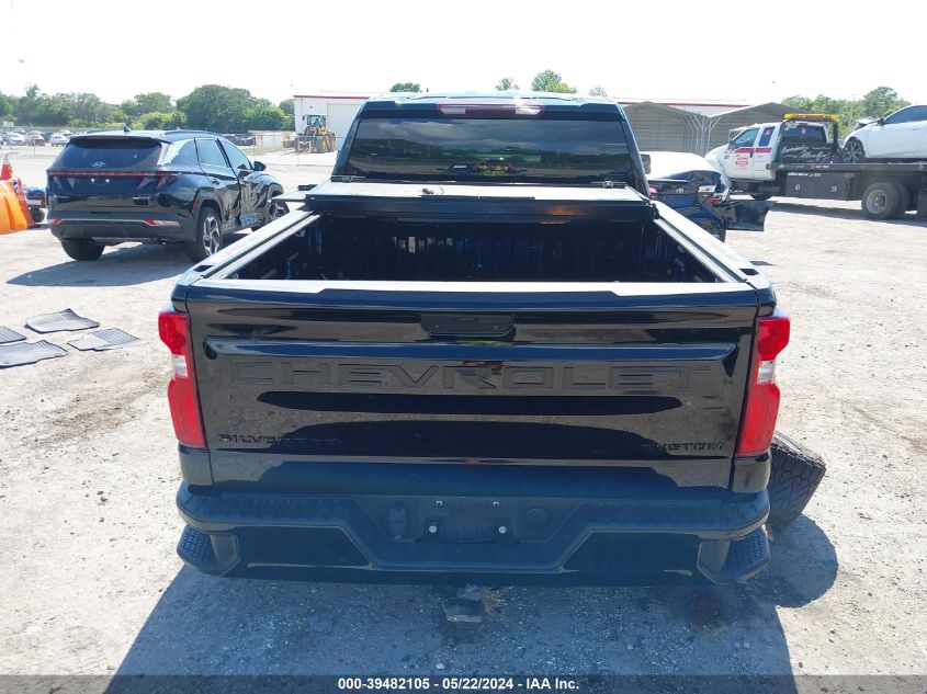 2021 Chevrolet Silverado 1500 2Wd Double Cab Standard Bed Custom VIN: 1GCRWBEK1MZ318089 Lot: 39482105