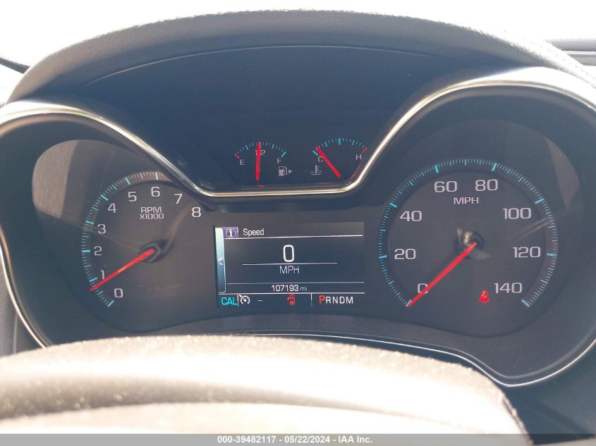 2015 Chevrolet Impala 2Lt VIN: 2G1125S38F9105279 Lot: 39482117