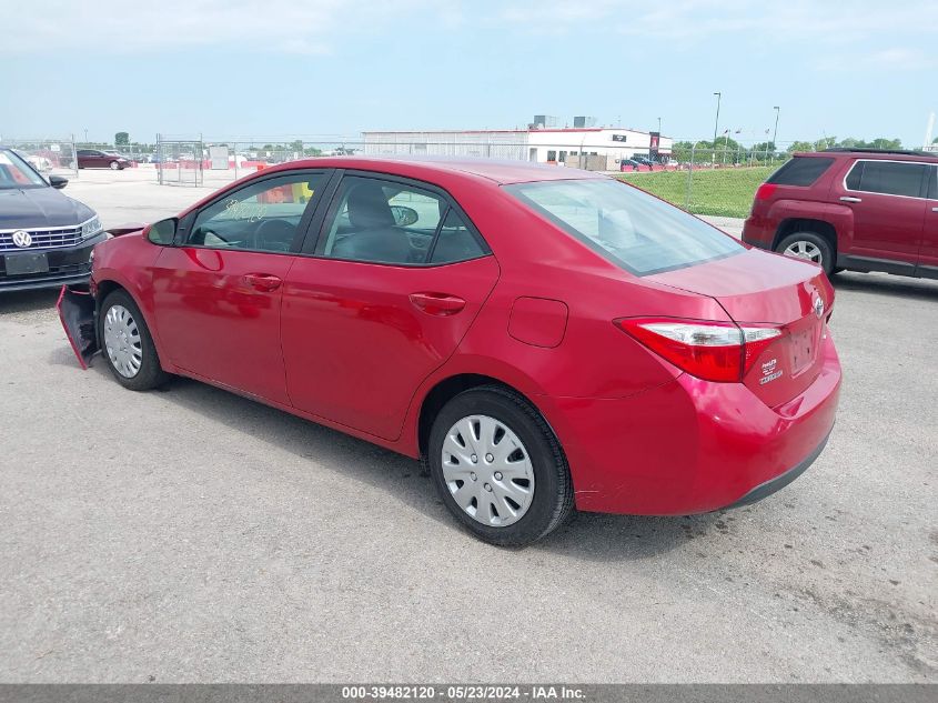 2014 Toyota Corolla Le VIN: 5YFBURHE0EP144114 Lot: 39482120