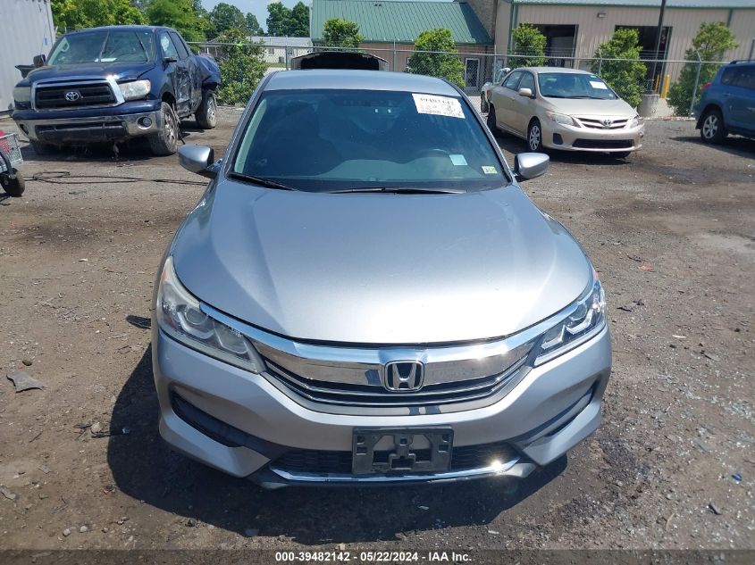 2016 Honda Accord Lx VIN: 1HGCR2F37GA010952 Lot: 39482142