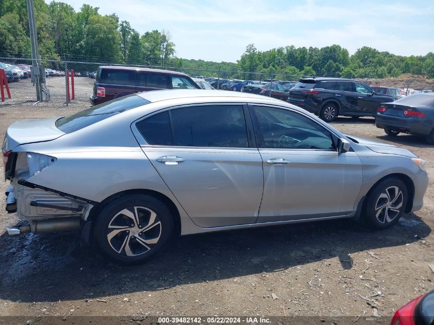 2016 Honda Accord Lx VIN: 1HGCR2F37GA010952 Lot: 39482142