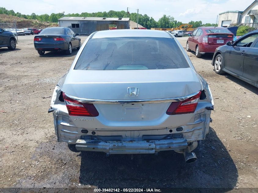 2016 Honda Accord Lx VIN: 1HGCR2F37GA010952 Lot: 39482142