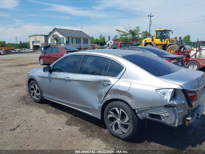 2016 Honda Accord Lx VIN: 1HGCR2F37GA010952 Lot: 39482142