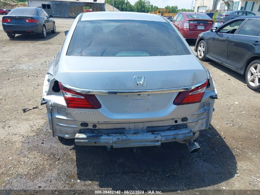 2016 Honda Accord Lx VIN: 1HGCR2F37GA010952 Lot: 39482142