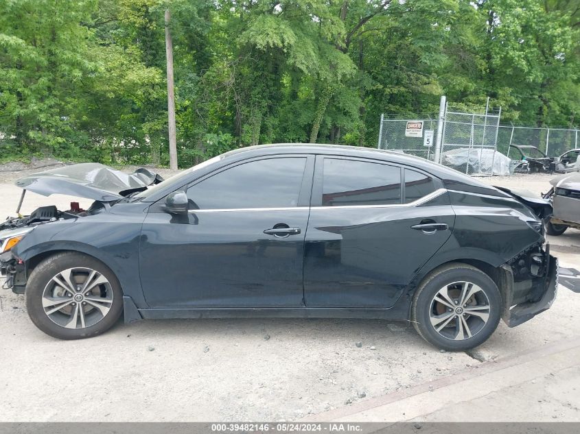 2020 Nissan Sentra Sv Xtronic Cvt VIN: 3N1AB8CV7LY263555 Lot: 39482146