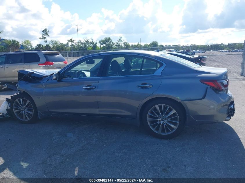 2019 Infiniti Q50 3.0T Luxe VIN: JN1EV7AP5KM511018 Lot: 39482147