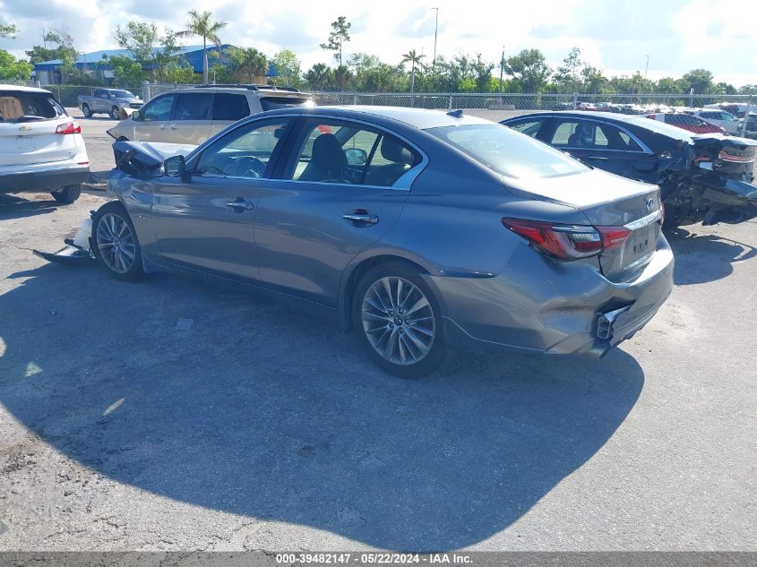 2019 Infiniti Q50 3.0T Luxe VIN: JN1EV7AP5KM511018 Lot: 39482147