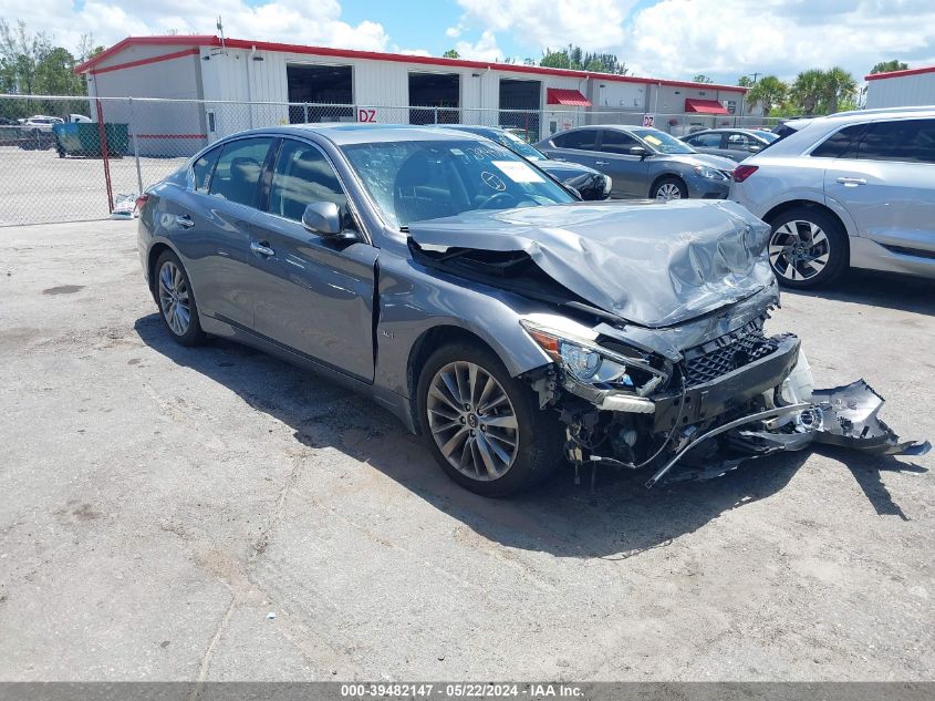 2019 Infiniti Q50 3.0T Luxe VIN: JN1EV7AP5KM511018 Lot: 39482147