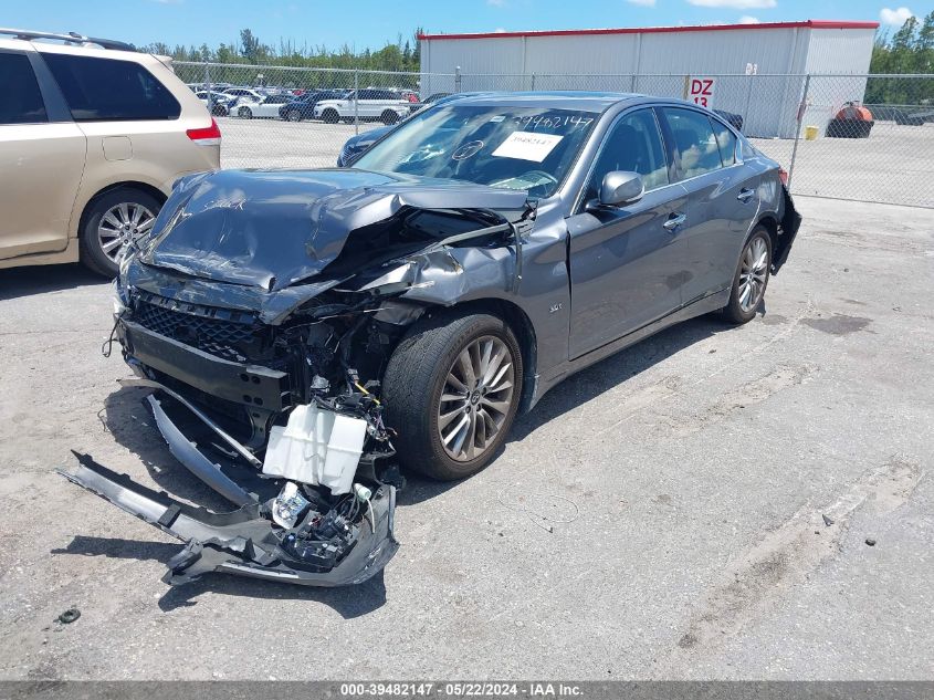 2019 Infiniti Q50 3.0T Luxe VIN: JN1EV7AP5KM511018 Lot: 39482147