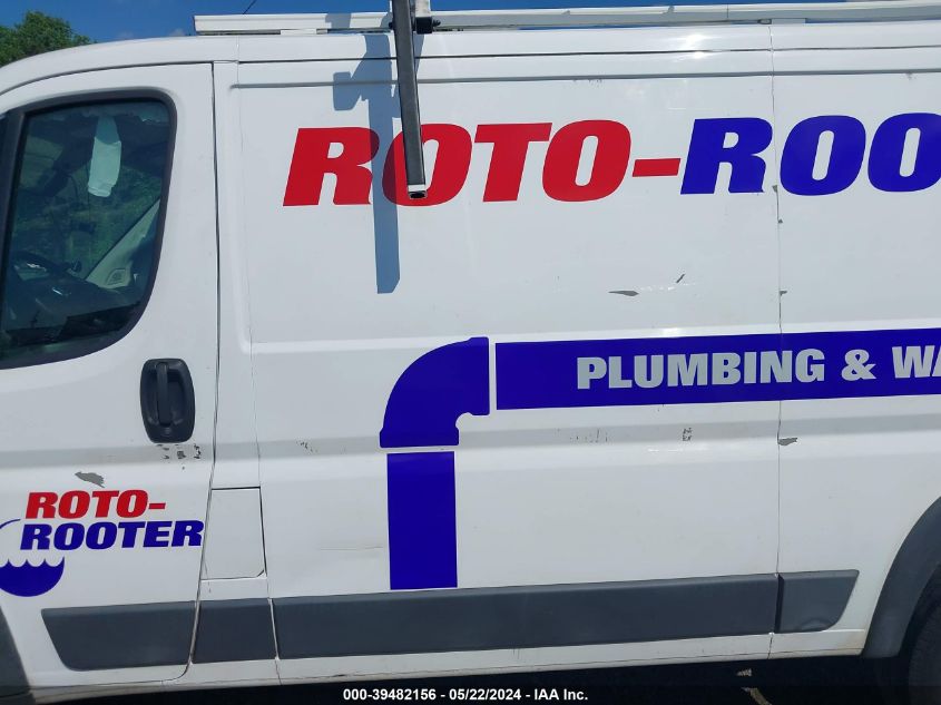 2018 Ram Promaster 1500 Low Roof 136 Wb VIN: 3C6TRVAG4JE155453 Lot: 39482156