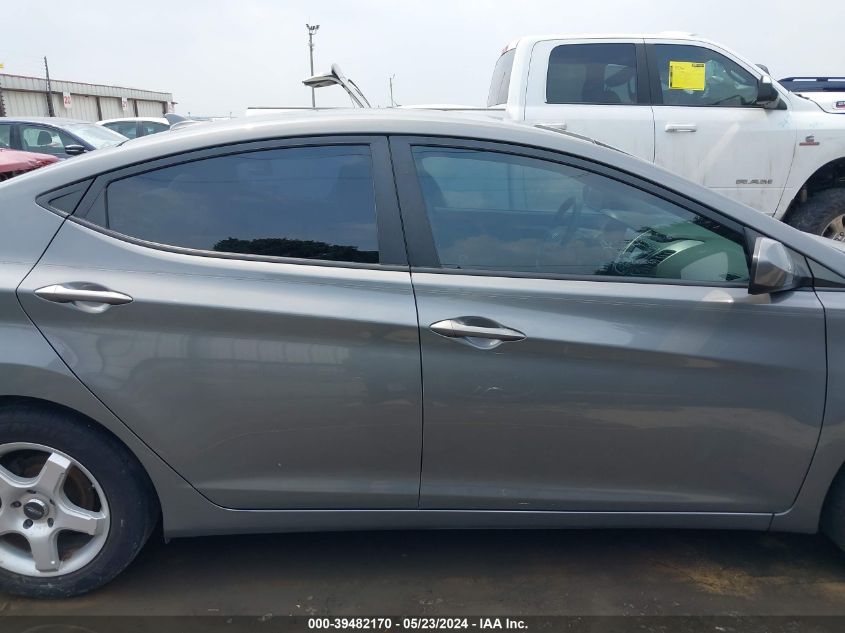 2014 Hyundai Elantra Se VIN: 5NPDH4AE9EH496079 Lot: 39482170