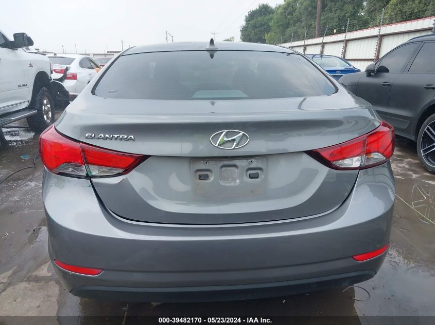 2014 Hyundai Elantra Se VIN: 5NPDH4AE9EH496079 Lot: 39482170