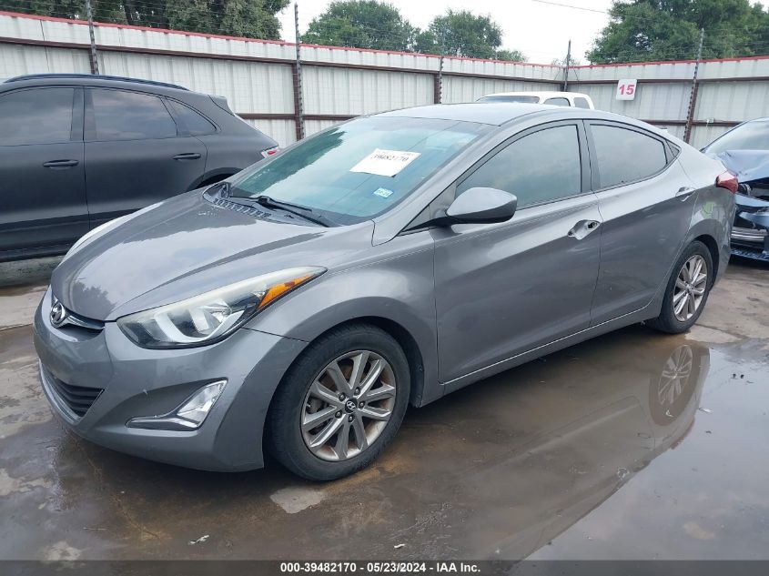 2014 Hyundai Elantra Se VIN: 5NPDH4AE9EH496079 Lot: 39482170