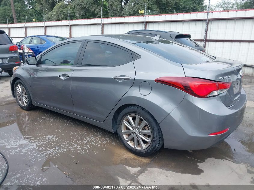 2014 Hyundai Elantra Se VIN: 5NPDH4AE9EH496079 Lot: 39482170