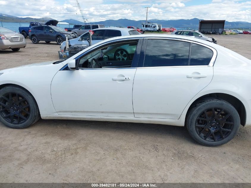 2013 Infiniti G37X VIN: JN1CV6AR6DM357926 Lot: 39482181