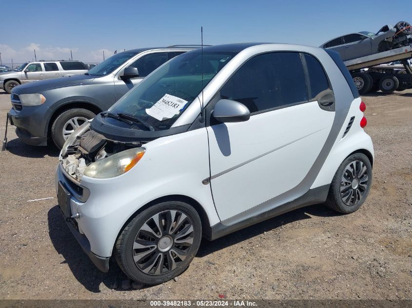 2010 Smart Fortwo Passion/Pure VIN: WMEEJ3BA8AK416525 Lot: 39482183