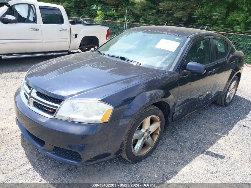 2012 Dodge Avenger Sxt VIN: 1C3CDZCB8CN280300 Lot: 39482203