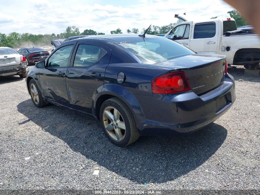 2012 Dodge Avenger Sxt VIN: 1C3CDZCB8CN280300 Lot: 39482203