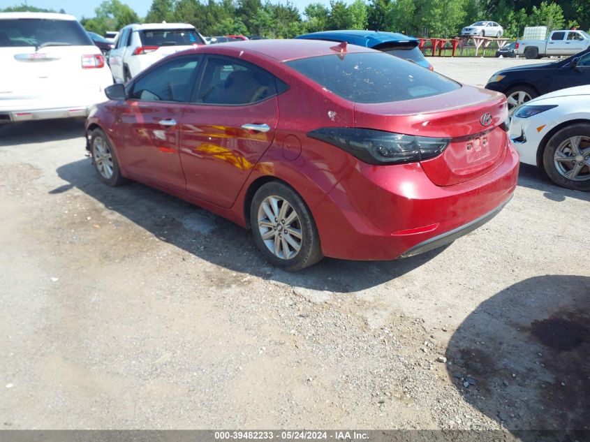 2014 Hyundai Elantra Se VIN: 5NPDH4AE8EH533798 Lot: 39482233