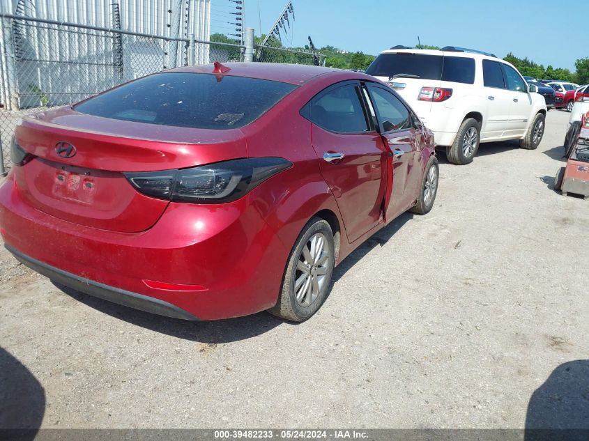 2014 Hyundai Elantra Se VIN: 5NPDH4AE8EH533798 Lot: 39482233