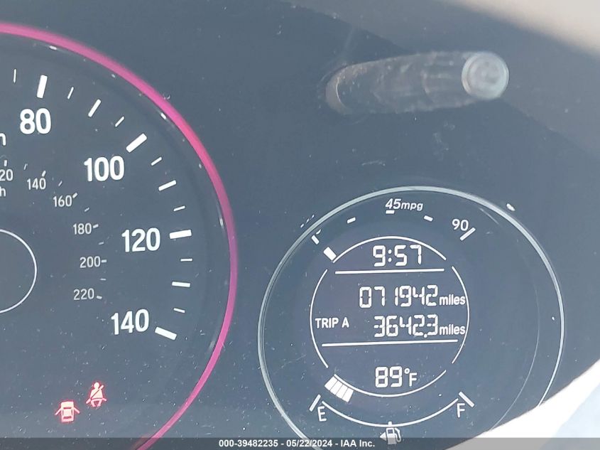 2017 Honda Hr-V Lx VIN: 3CZRU6H38HG703604 Lot: 39482235