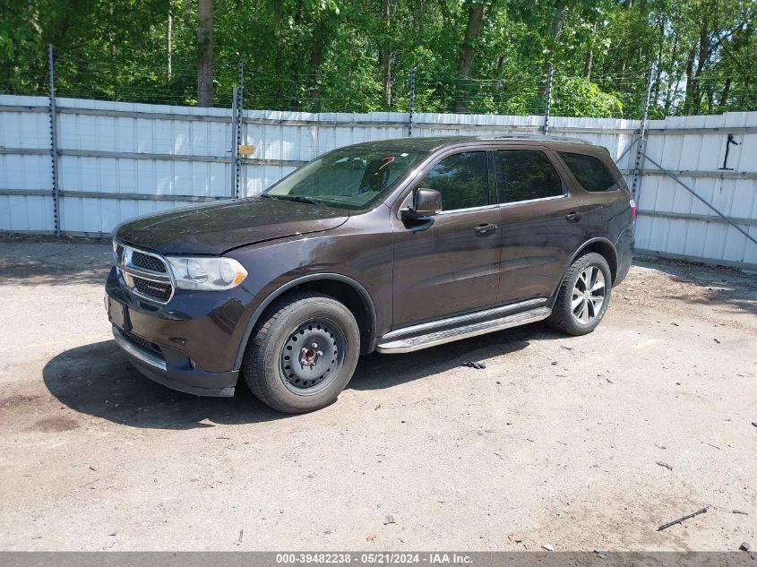 2012 Dodge Durango Crew VIN: 1C4RDHDG4CC260020 Lot: 39482238