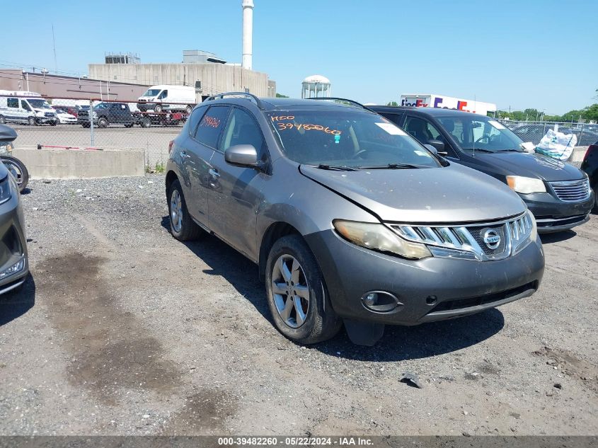 2009 Nissan Murano Sl VIN: JN8AZ18U39W102625 Lot: 39482260