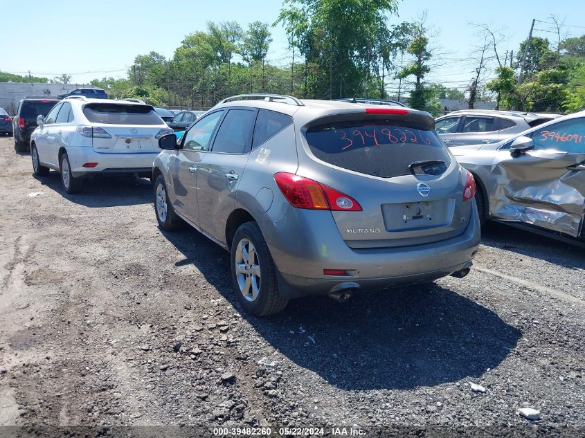 2009 Nissan Murano Sl VIN: JN8AZ18U39W102625 Lot: 39482260