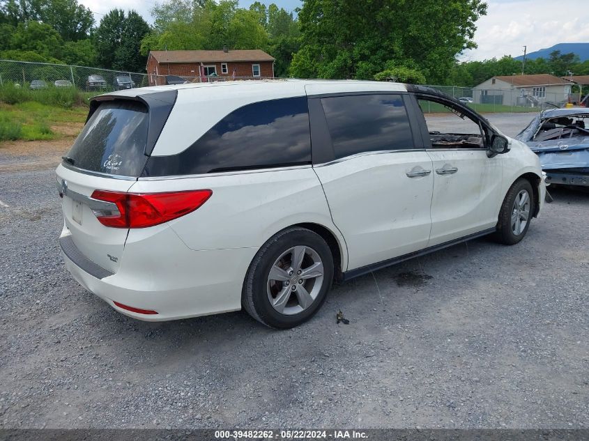 2019 Honda Odyssey Ex-L VIN: 5FNRL6H72KB011492 Lot: 39482262