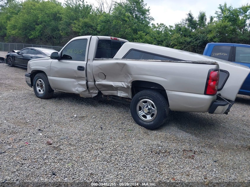 2004 Chevrolet Silverado 1500 Work Truck VIN: 1GCEC14X74Z262870 Lot: 39482265