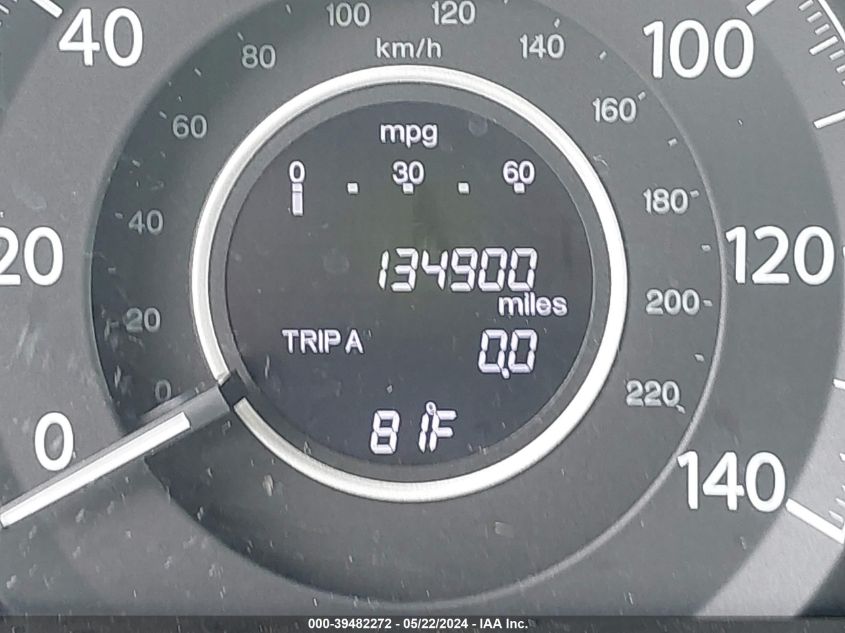 2013 Honda Cr-V Ex VIN: 5J6RM3H53DL012977 Lot: 39482272