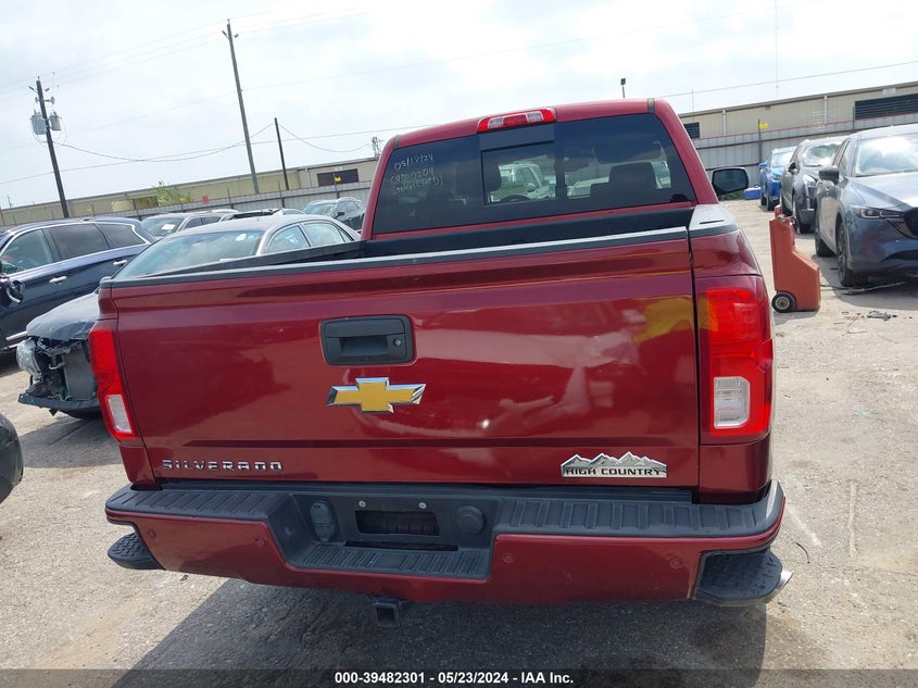 2018 Chevrolet Silverado 1500 High Country VIN: 3GCPCTEC8JG258600 Lot: 39482301
