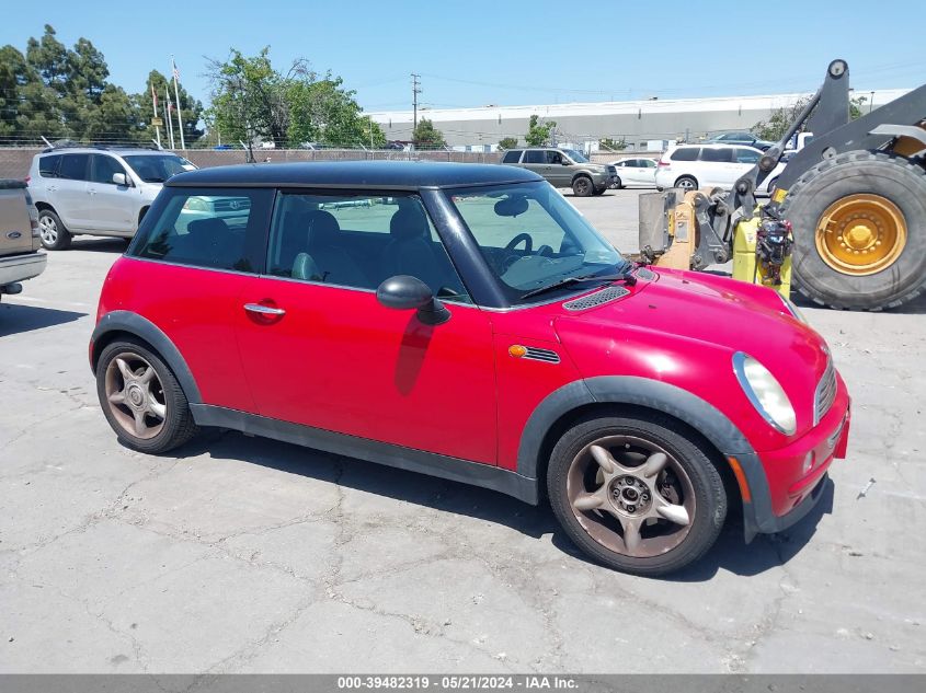 2003 Mini Cooper VIN: WMWRC33413TE14843 Lot: 39482319