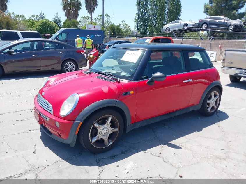 2003 Mini Cooper VIN: WMWRC33413TE14843 Lot: 39482319